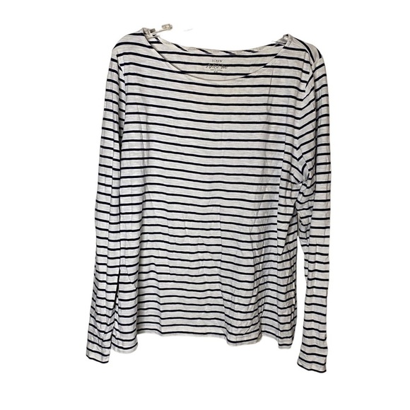 J. Crew Women’s Striped “Artist Tee” - Picture 2 of 5